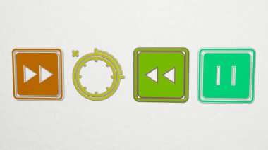 anakkale ayna zemininde kübik harflerle düzenlenmiştir, konsept ve sunum, 3D illüstrasyon