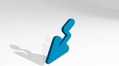 anakkale ayna zemininde kübik harflerle düzenlenmiştir, konsept ve sunum, 3D illüstrasyon