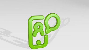 anakkale ayna zemininde kübik harflerle düzenlenmiştir, konsept ve sunum, 3D illüstrasyon