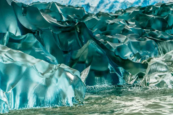 Ijsvorming Antarctica Net Voorbij Gerlache Straat Waar Deze Ijstuin Bestaat — Stockfoto