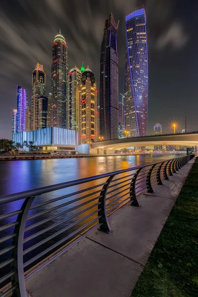 Dubai City Center Skyline Emiratos Árabes Unidos — Foto de Stock