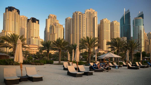 Dubai City Center Skyline Emiratos Árabes Unidos — Foto de Stock