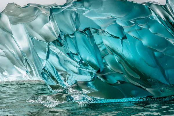 Ijsvorming Antarctica Net Voorbij Gerlache Straat Waar Deze Ijstuin Bestaat — Stockfoto