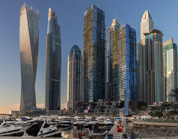 Dubai City Center Skyline Emiratos Árabes Unidos — Foto de Stock