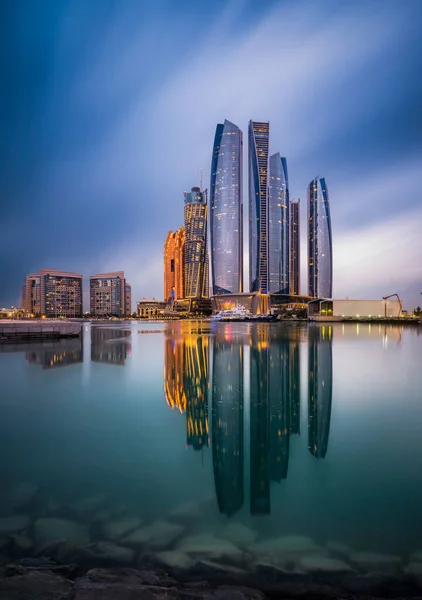 Dubai City Center Skyline Emiratos Árabes Unidos — Foto de Stock