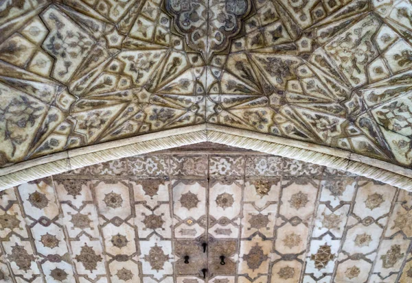 Krásný Výhled Humayun Hrobky Hrobka Mughal Císaře Humayuna První Zahrada — Stock fotografie