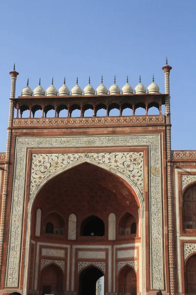 Rotes Fort Delhi Ist Eine Festungsstadt Aus Rotem Sandstein Die — Stockfoto