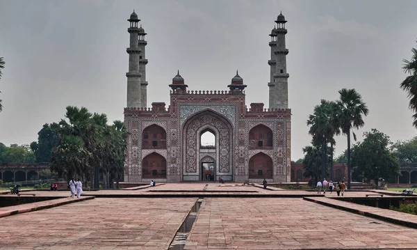 Red Fort Delhi Een Rode Zandsteen Fort Stad Gebouwd Tijdens — Stockfoto