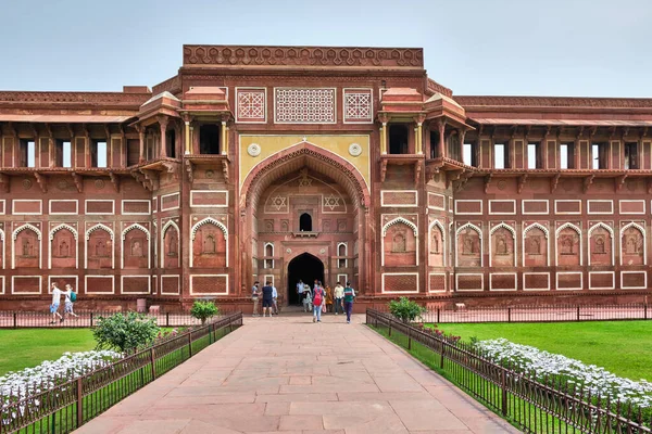 Red Fort Delhi Babür Rejimi Sırasında Inşa Edilmiş Bir Kırmızı — Stok fotoğraf