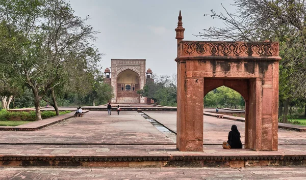 Red Fort Delhi Een Rode Zandsteen Fort Stad Gebouwd Tijdens — Stockfoto