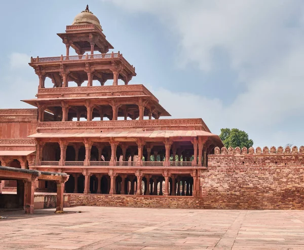 Red Fort Delhi Město Červeným Pískovcem Postavené Mughalova Režimu Mughal — Stock fotografie