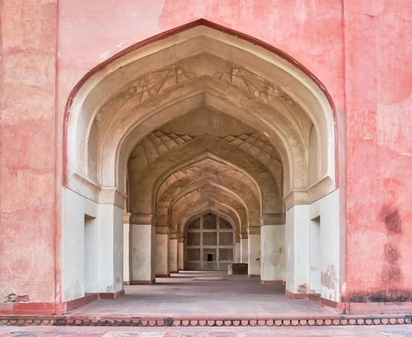 Red Fort Delhi Een Rode Zandsteen Fort Stad Gebouwd Tijdens — Stockfoto