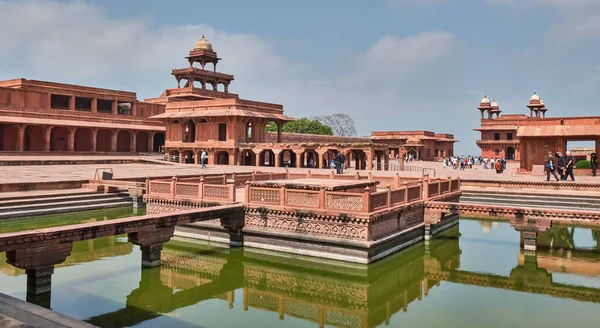 Red Fort Delhi Uma Cidade Arenito Vermelho Forte Construída Durante — Fotografia de Stock