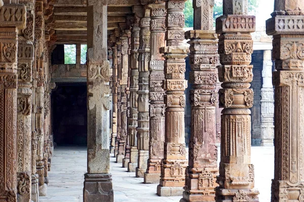 Qutub Minar Neu Delhi Indien Das Höchste Minarett Indiens Ist — Stockfoto