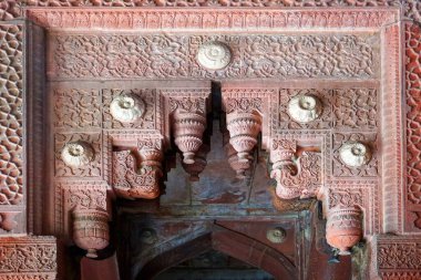 Red Fort Delhi, Babür rejimi sırasında inşa edilmiş bir kırmızı kumtaşı kale şehridir. 2007 yılında UNESCO Dünya Mirası olarak belirlenen bir Hint mimari yapısı..