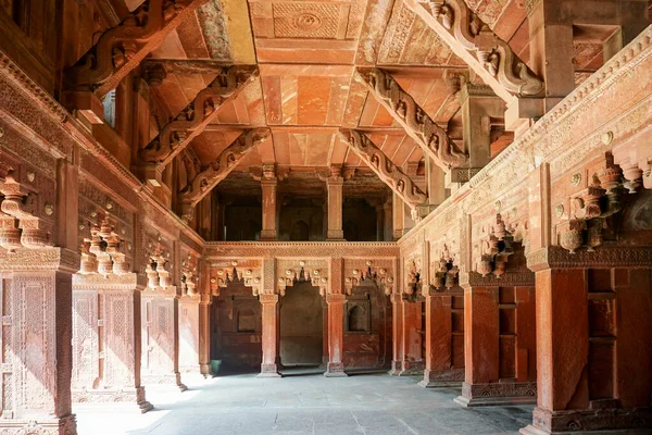 Red Fort Delhi Röd Sandsten Fort Stad Byggd Mughal Regimen — Stockfoto