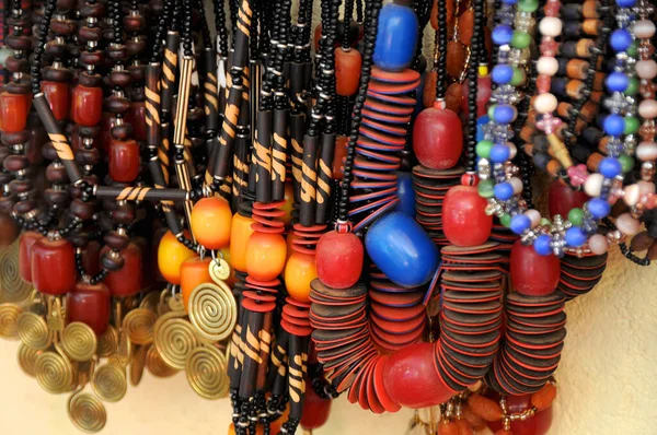 Maasai Handgjorda Smycken Och Etnisk Dekoration — Stockfoto