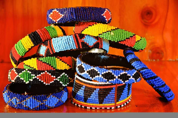 Massai Handgefertigten Schmuck Und Ethnische Dekoration — Stockfoto