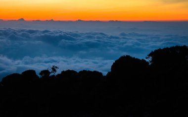 Kilimanjaro Dağı - Afrika 'nın en yüksek dağı.