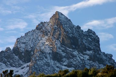 Kilimanjaro Dağı 'nın manzarası - Afrika' nın Tanzanya 'daki çatısı.