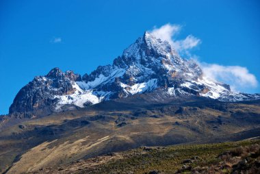 Kilimanjaro Dağı 'nın manzarası - Afrika' nın Tanzanya 'daki çatısı.
