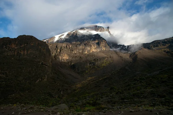 Paisagem Monte Kilimanjaro Telhado África Tanzânia — Fotografia de Stock