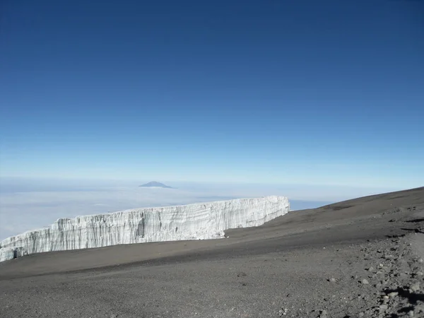 Landskab Mount Kilimanjaro Taget Afrika Tanzania - Stock-foto