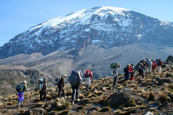 Landscape Mount Kilimanjaro Roof Africa Tanzania — Stock Photo, Image