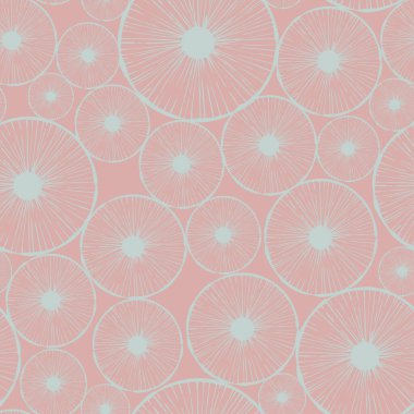 Kabarcıklar - elle çizilmiş kusursuz vektör deseni. Düz renk tasarımı.