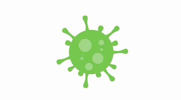 Vektor Isolerad Illustration Ett Virus — Stock vektor