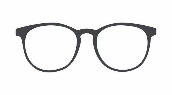 Vector Geïsoleerde Illustratie Van Black Glasses Frame — Stockvector