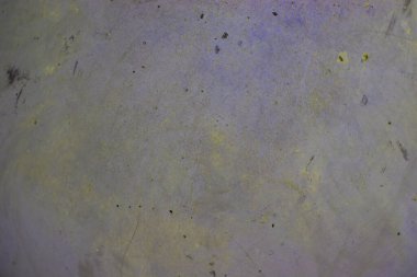 Hassas sarı-mavi tonda çizilmiş çimento dokusu. Mesajlaşmak için bir yer var. Fotoğraf kentsel tasarımın için yakın plan çekilmiş..