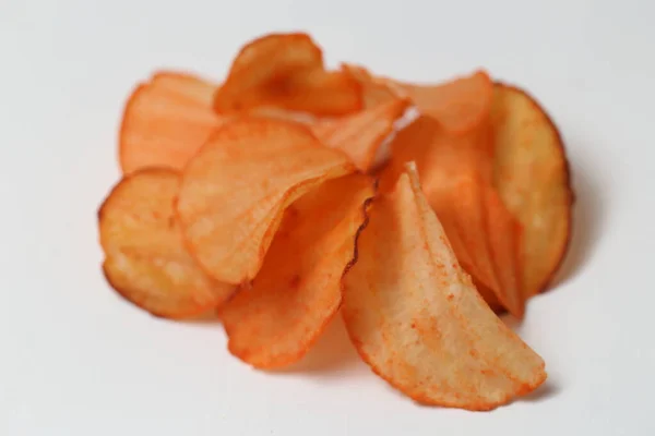 Los Chips Keripik Singkong Casava Son Bocadillos Hechos Yuca Rodajas — Foto de Stock