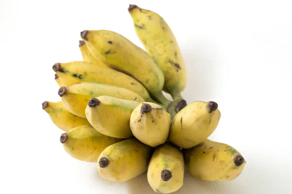 Banane Mûre Isolée Sur Blanc — Photo
