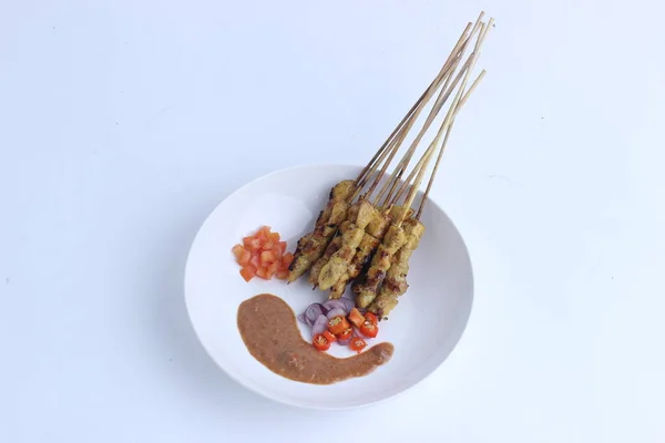 Maranggi Satay Genellikle Batı Java Özellikle Purwakarta Bulunan Otantik Bir — Stok fotoğraf