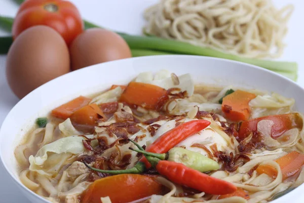 Mie Godog Jawa Atau Sup Mie Adalah Masakan Jawa Dan — Stok Foto