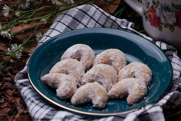 Indonéz Híres Torta Ünneplésére Ied Mubarak Idul Fitri Lebaran Kue — Stock Fotó