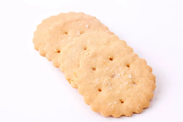 Limonádé Keksz Cookie Elszigetelt Fehér Alapon — Stock Fotó