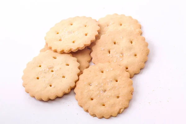 Lemonade Kex Cookies Isolerade Vit Bakgrund — Stockfoto