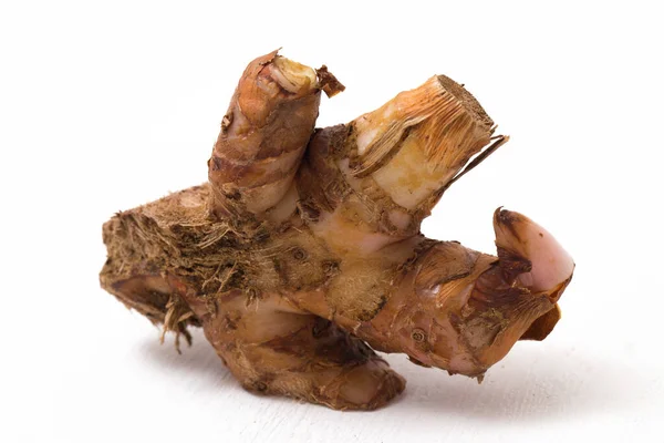 Rhizomes Galangal Alami Indonesia Yang Disebut Lengkuas Atau Lao Digunakan — Stok Foto