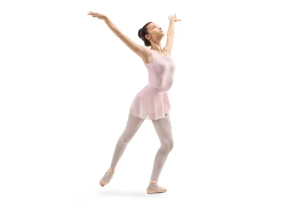 Junge Ballerina übt — Stockfoto