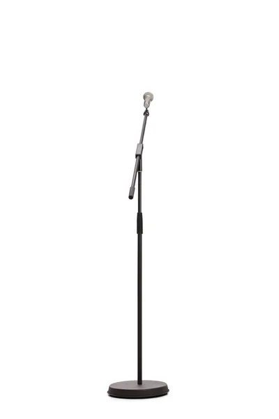 Studio shot of a microphone on a stand — Stock Photo, Image