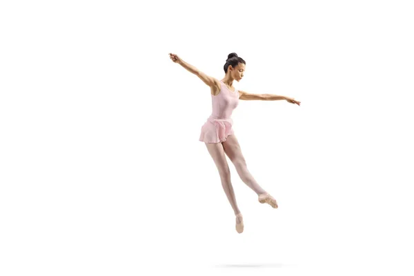 Ballerina performing a jump — Stock Photo, Image