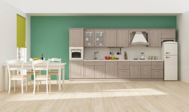 Mutfak iç 3d render