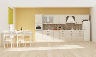 Mutfak iç 3d render