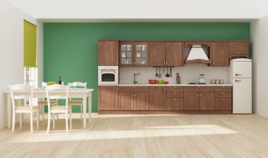 Mutfak iç 3d render