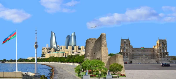 Jelek Baku Egy Illusztráció — Stock Fotó