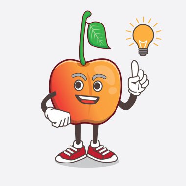 Royal Ann Cherry çizgi film maskotu karakterinin bir çizimi.