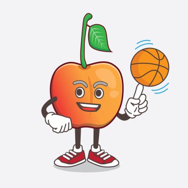 Royal Ann Cherry çizgi film maskotu karakterinin bir çizimi.