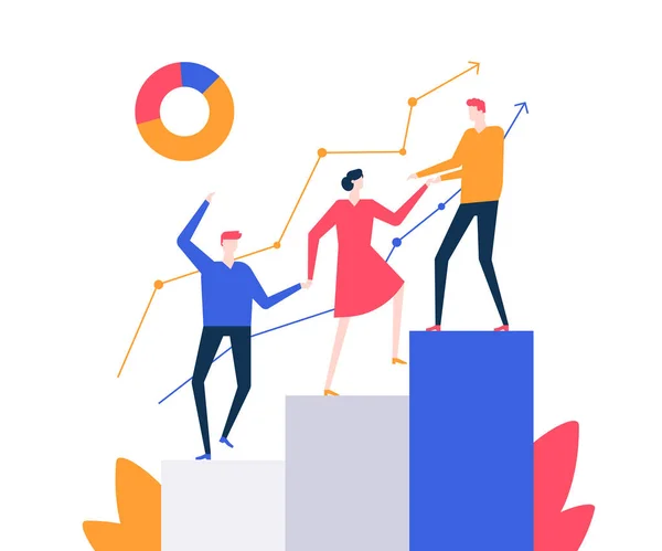 Motivation - colorful flat design style vector illustration Vector Graphics